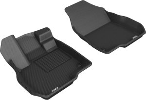 Acura RDX Floor Mats - Front - 3D MAXpider - Kagu - Black - `19-`20